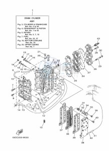 E60HMHDX drawing CYLINDER--CRANKCASE