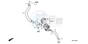 CBR1000RR9 UK - (E / MME) drawing AIR INJECTION CONTROL VALVE