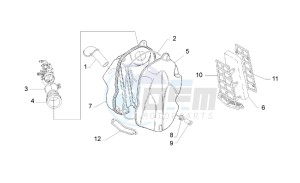 Scarabeo 50 2t (eng. Minarelli) drawing Air box