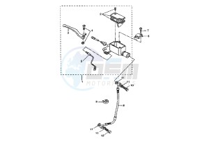 CW L BW'S 50 drawing FRONT MASTER CYLINDER