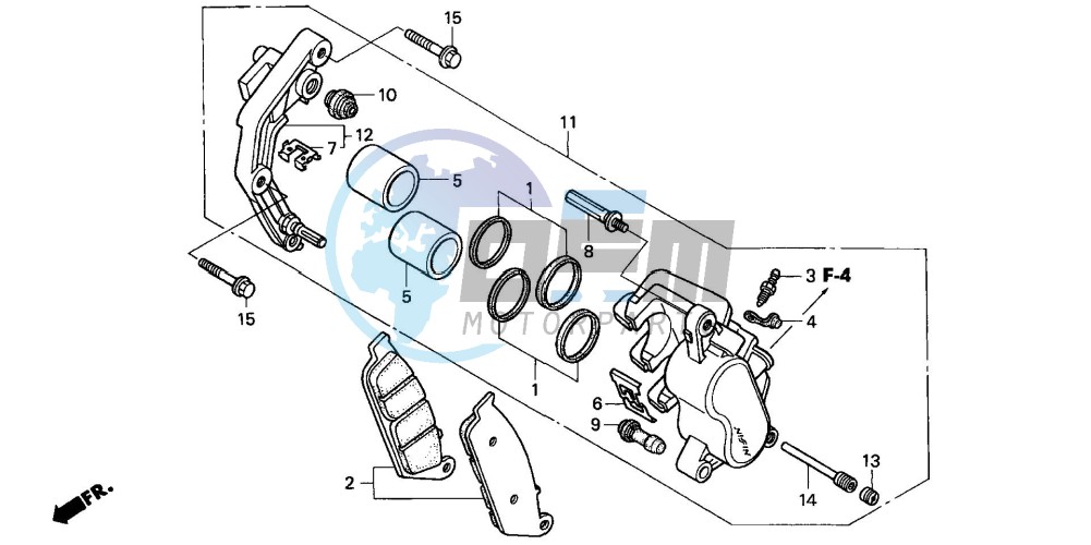 FRONT BRAKE CALIPER