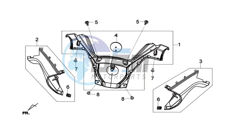 COWLING HANDLEBAR