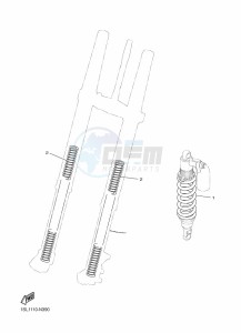 WR450F (B7R9) drawing ALTERNATE FOR CHASSIS