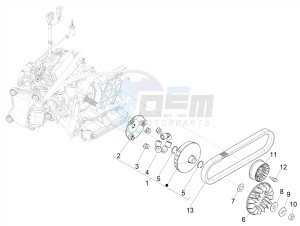 GTS 300 SUPER HPE-TECH 4T 4V IE ABS E4 (EMEA) drawing Driving pulley