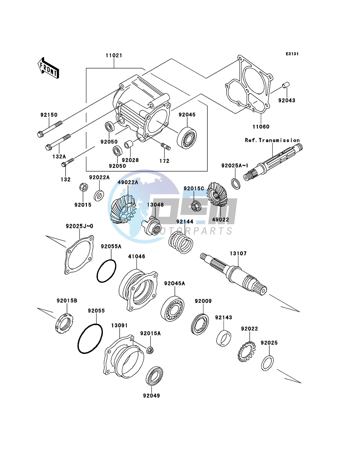 Front Bevel Gear