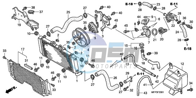 RADIATOR (CB1300A/CB1300S A)