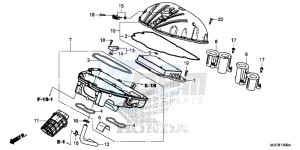 CBR650FE CBR650FE 2ED - (2ED) drawing AIR CLEANER