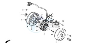 TRX90 SPORTRAX 90 drawing GENERATOR