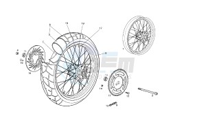 MULHACEN - 125 CC VTHMS1A1A 4T EU3 drawing REAR WHEEL MY07