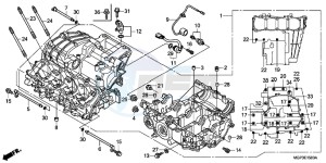 CBR1000RRE Fireblade 2ED drawing CRANKCASE