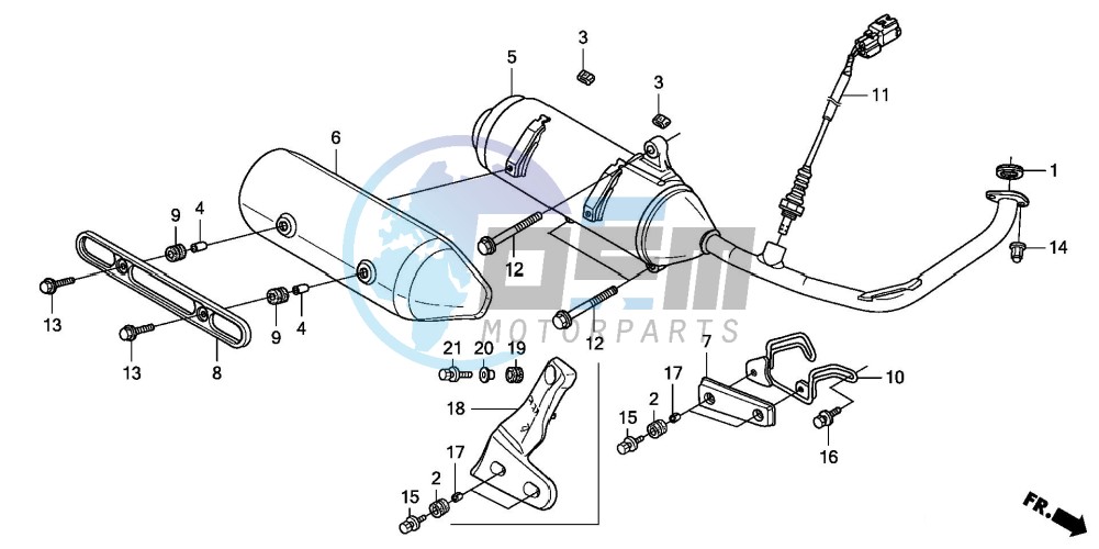 EXHAUST MUFFLER