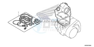 TRX500FM6H Europe Direct - (ED) drawing GASKET KIT A