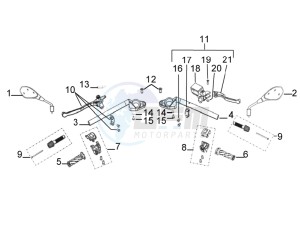 STX 150 drawing Handlebar assembly