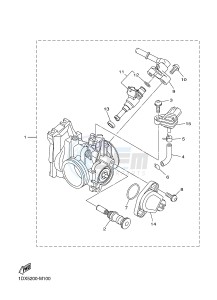 WR450F (1DX5) drawing INTAKE 2