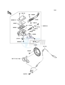 VN1700_CLASSIC_ABS VN1700FCF GB XX (EU ME A(FRICA) drawing Front Master Cylinder