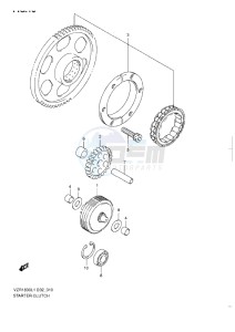 VZR 1800 Z drawing STARTER CLUTCH