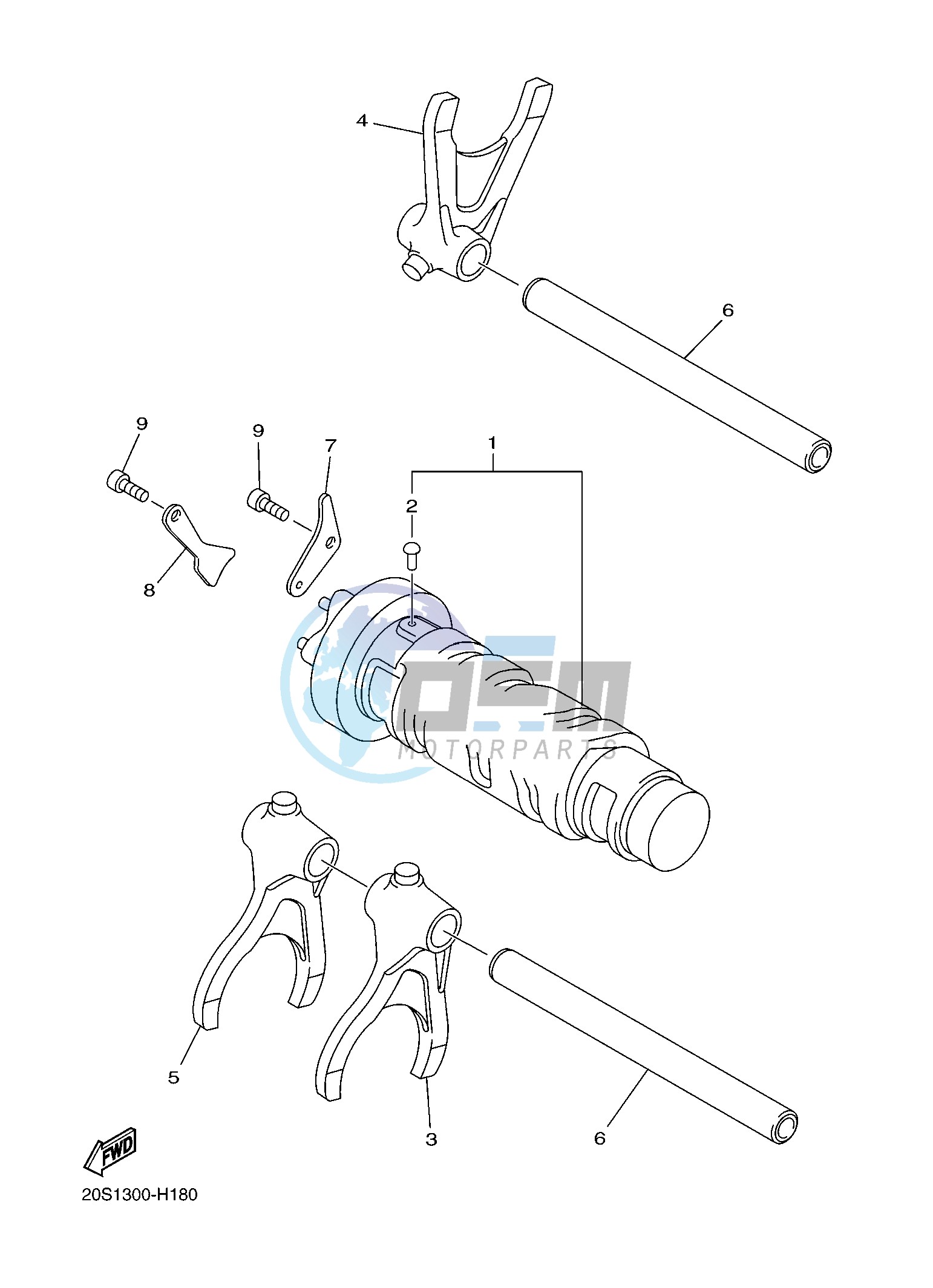 SHIFT CAM & FORK