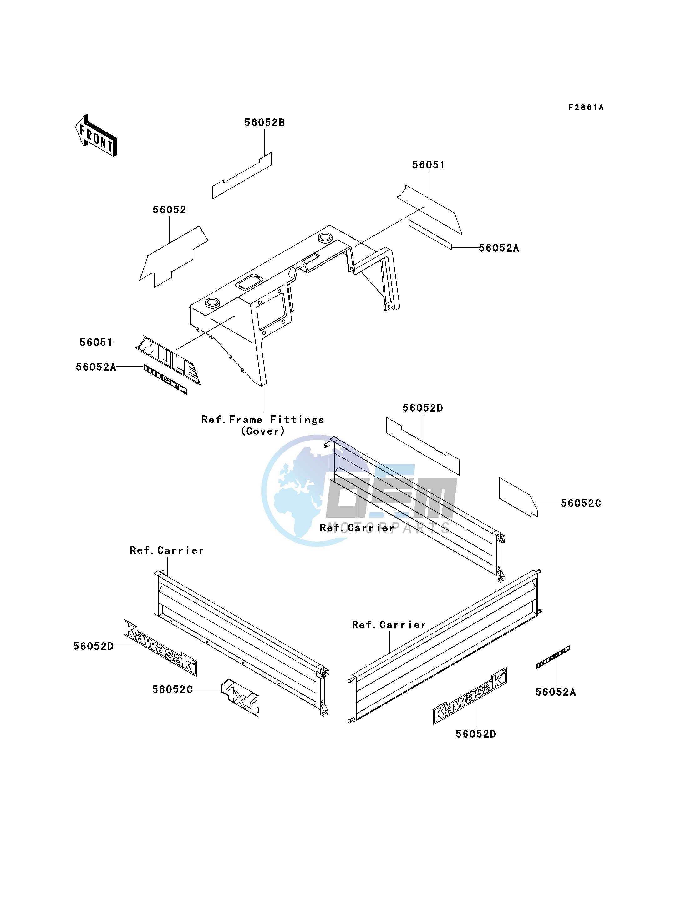 DECALS-- KAF950-A2_A3- -