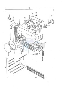 DT 9.9c drawing Remote Control (1988 to 1992)