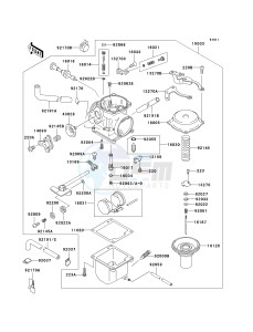 BN 125 A [ELIMINATOR 125] (A6F-A9F) A7F drawing CARBURETOR -- A6F_A7F- -