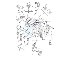 YZF R6 50TH 600 drawing ELECTRICAL DEVICES