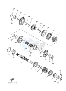 MTN320-A MTN-320-A MT-03 (B9A3) drawing TRANSMISSION