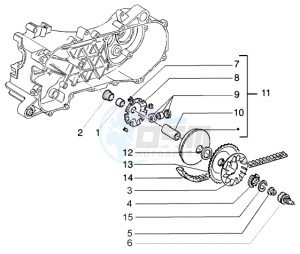 NRG 50 power DT drawing Driving pulley