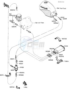 ZX 900 A [NINJA] (A1-A2) NINJA 900 drawing CANISTER