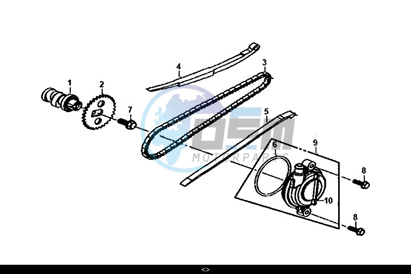 CAM SHAFT-CYL. HEAD L. SIDE COVER