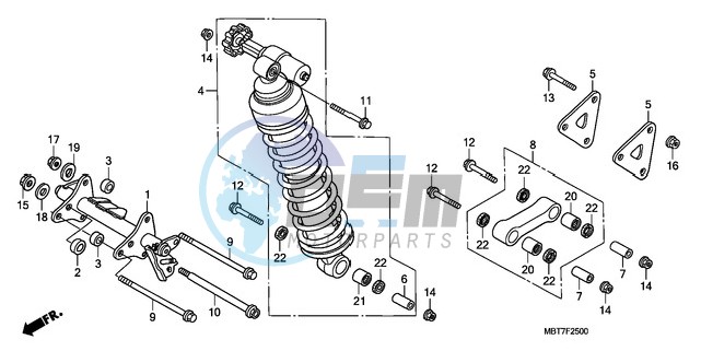 REAR CUSHION (XL1000V)