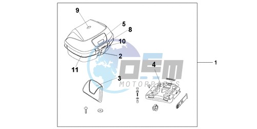 TOP BOX 45L