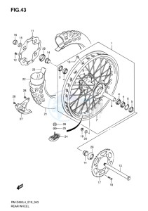 RM-Z450 EU drawing REAR WHEEL