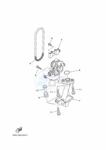 MT-07 MTN690 (BATD) drawing OIL PUMP