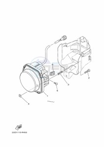 YFM700FWAD GRIZZLY 700 EPS (BLTS) drawing HEADLIGHT