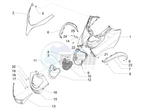 MP3 500 MAXI SPORT ABS (NAFTA) drawing Front shield