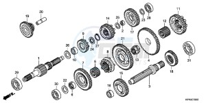 NC750SAH 2ED - (2ED) drawing GEARSHIFT DRUM (NC750S/SA)