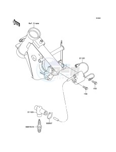 KX65 KX65ABF EU drawing Ignition System