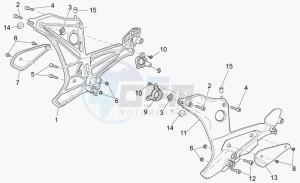 Norge 1200 IE 1200 IE drawing Foot rests II