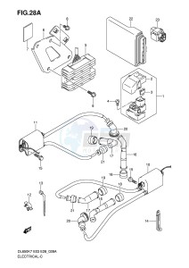 DL650 (E3-E28) V-Strom drawing ELECTRICAL (MODEL K8 K9 L0)