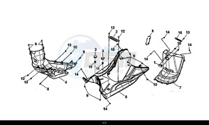 MIO 50I (25 KM/H) (FS05W1-NL) (E4) (L8-M0) drawing FLOOR PANEL