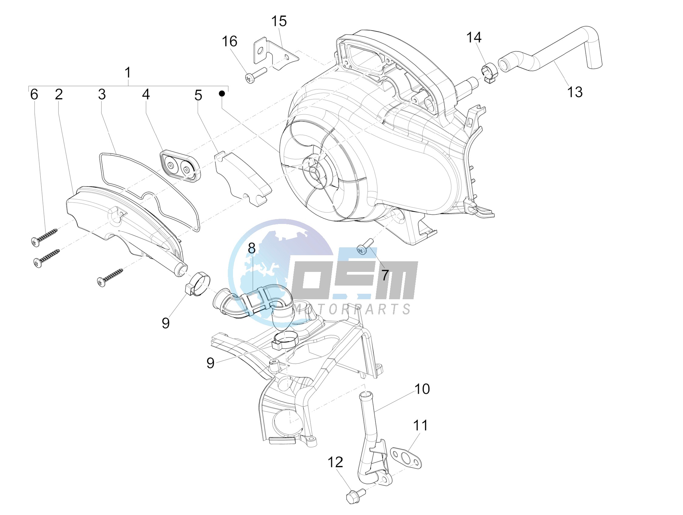 Secondary air box