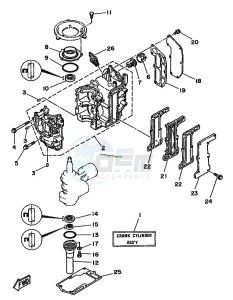 6D drawing CYLINDER--CRANKCASE