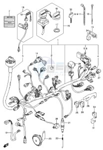 LT-A500X drawing WIRING HARNESS