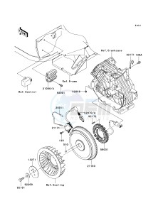 KAF 400 A [MULE 610 4X4] (A6F-AF) AAF drawing GENERATOR_IGNITION COIL