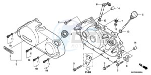 VT750CA9 KO / MK ST drawing RIGHT CRANKCASE COVER