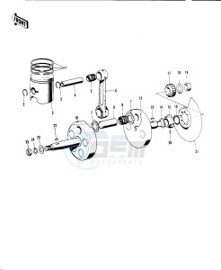 F6 (-A) 125 drawing CRANKSHAFT_PISTON_ROTARY VALVE