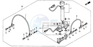 GL1500A GOLDWING ASPENCADE drawing AIR DISTRIBUTOR