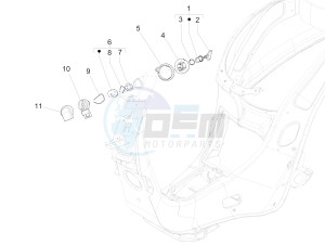 SPRINT 150 4T 3V IE NOABS E3 (APAC) drawing Locks