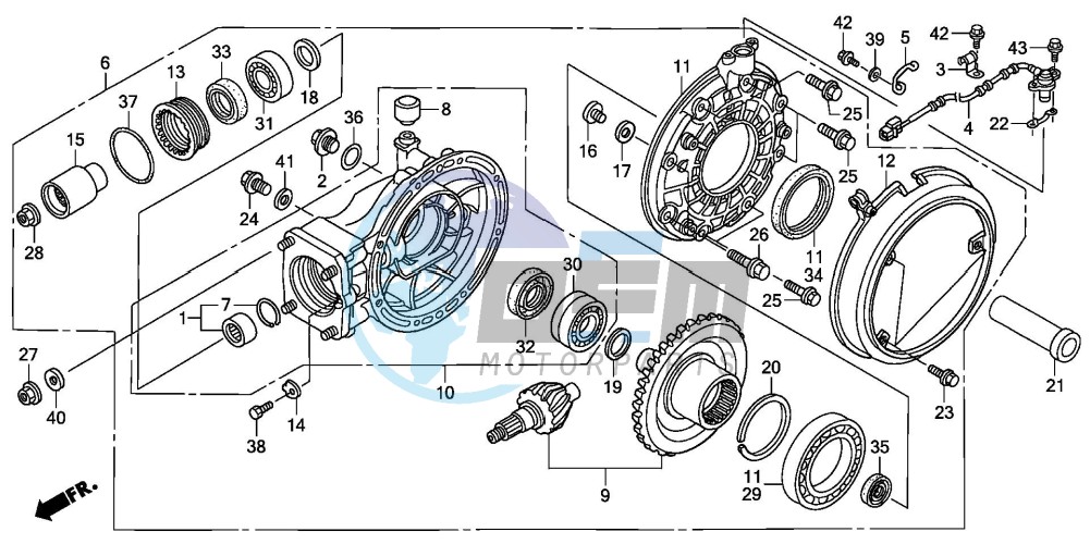 FINAL DRIVEN GEAR (ST1300A)