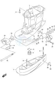 DF 250AP drawing Drive Shaft Housing w/Transom (XX)